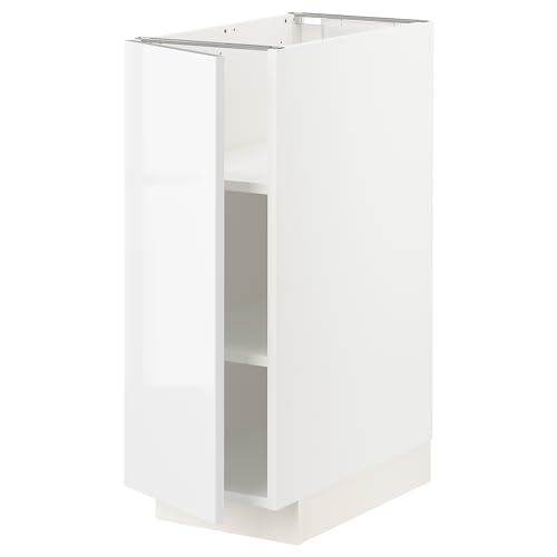 METOD - Armario base con estantes, 30 x 60 cm, blanco/Ringhult blanco