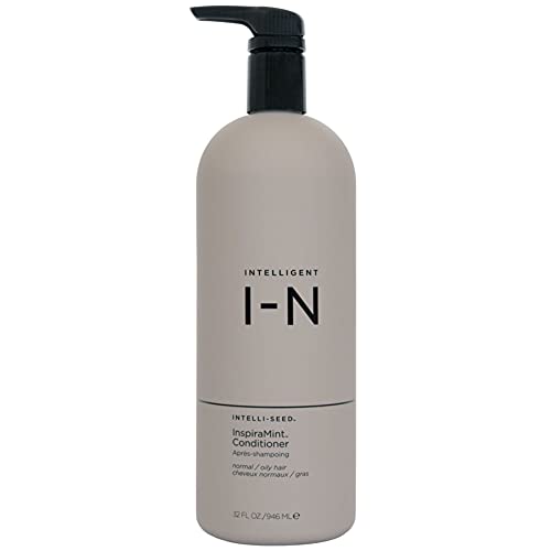 Intelligent Nutrients Inspiramint Invigorating Conditioner - Formerly Pureluxe Conditoner - Hydrating, Non-Toxic Hair Care With Peppermint & Spearmint Oil - New Look, Same Tingle (32 Oz) #TOP8