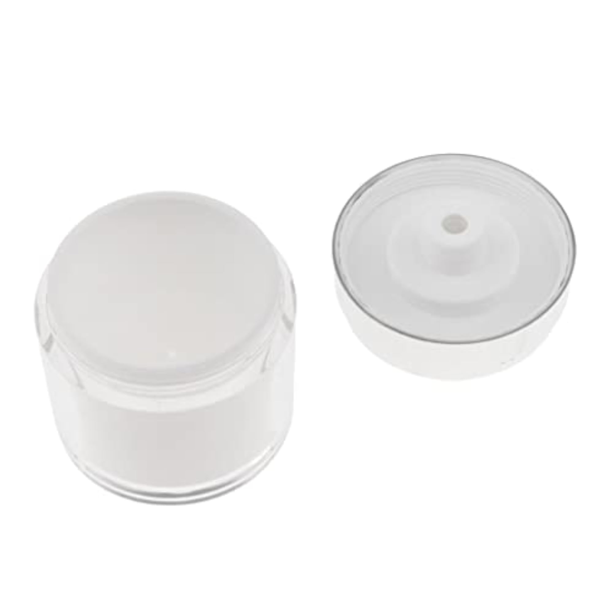 2x Empty Airless Press Bottle Face Cream Container 50g