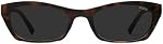 SOJOS Trendy Lunettes de soleil polarisé pour les femmes homme, Rétro 90s Y2K Petit rectangle mince Sunnies SJ2670
