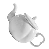Amosfun Adornos De Calabaza Tetera Pequeña Tetera Decoración De Sala De Té Adorno De Escritorio Decoración De Diseño De Micro Escena Adorno De Escritorio Decoración De Tetera