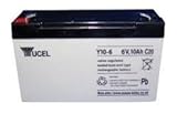  Batería Yucel Y10-6 10Ah 6V (151mm*51mm*95mm) Para Alarma, SAI´s (UPS), luces de emergencia...