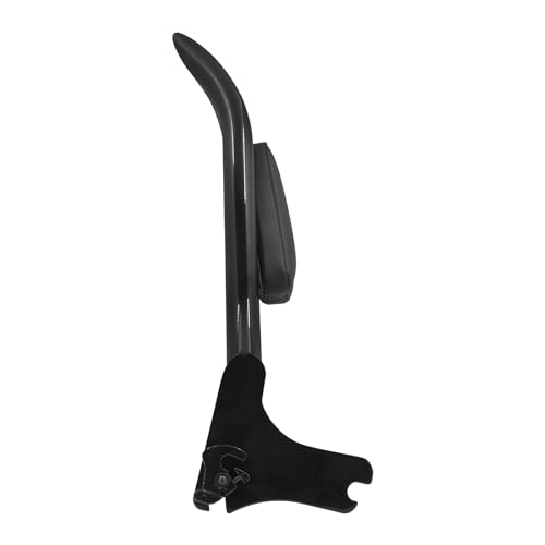 HDBUBALUS Motorrad Sissy Bar Abnehmbare hintere Beifahrer Rückenlehne Fit für Harley Touring Road King Road Glide Street Glide 1997-2008 Schwarz