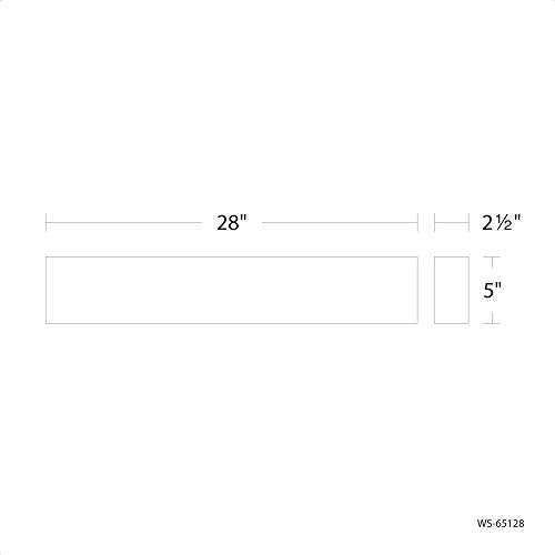 Image of WAC Lighting dweLED, Museo 28in LED Bathroom Vanity or Wall Light 3000K in White