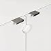 QDOS Adhesive Double Door Cabinet Lock – White - Contemporary Design – Keeps Kids Safe from Hazards – Only fits Standard Framed Cabinets - Easy One-Handed Operation – Patented ZeroPinch Design