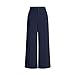 Auwer Women's High Waist Interview Dress Pants Business Flat Front Work Pants Formal Pull On Pant Office Trousers S-3XL Navy