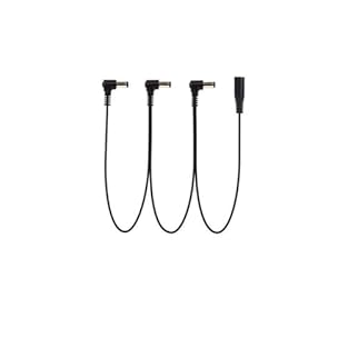 9V DC daisy chain 3 -plug power cable splits your 1-way power supply into 3 ways. for your pedal board. The daisy chain cable is equipped with 24AWG oxygen-free copper inner core for pure power transmission, and noise isolation. The distance between ...