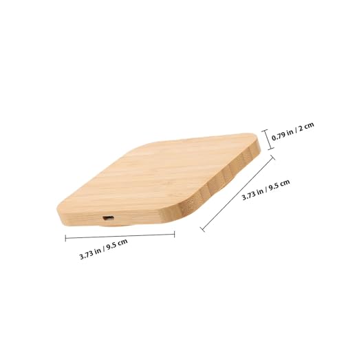 Cargador inalámbrico portátil 10w de madera para teléfono móvil con protección SHINYPASING 2
