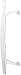 Prime-Line Products C 1196 Sliding Door Pull, White