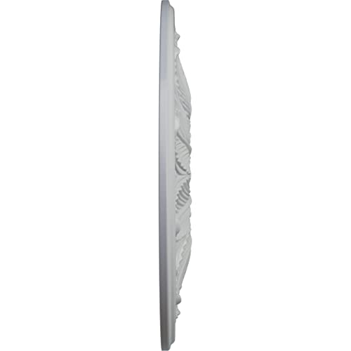 Image of Ekena Millwork CM22BOFRF Bordeaux Ceiling Medallion, 22 5 /8 OD x 1 3 /4 P, Frost