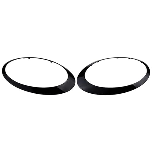 Sourcils de phares pour Mini Cooper R55 R56 R57 enjoliveurs noirs 2007-2015