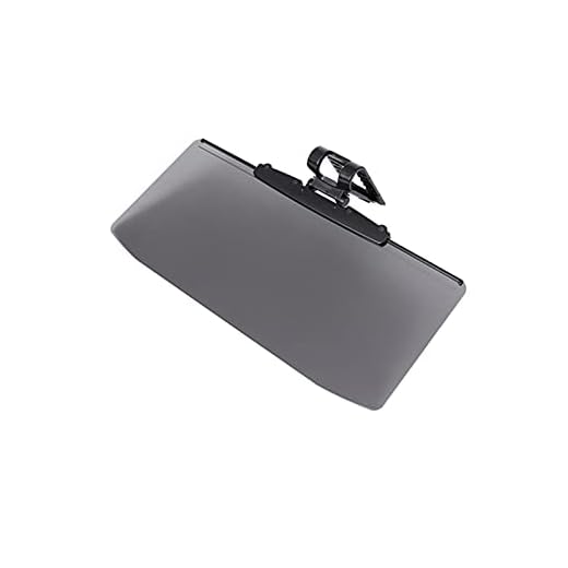 Sun Visor Importeras från Japan bilfront vindrutor bil bländning anti-bländning solskugga Anti-high beam shade baffle ögonskydd skyddsglasögon Inredningsdelar (Color : GRAY)