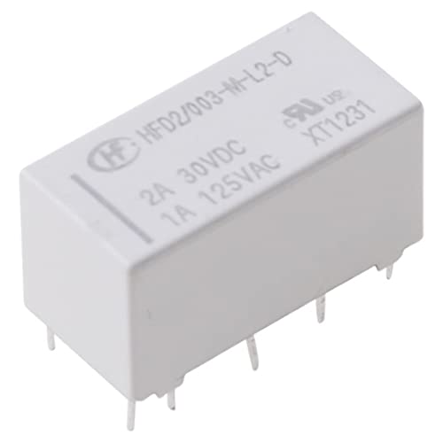 Relé biestable 3V HFD2-003-M-L2-D interruptor doble en línea componentes electrónicos