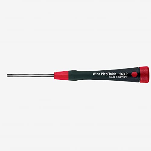 Wiha Precision Screwdriver - Soft Grip Handle, .028 Inch Hex Tip, 40mm Length - Perfect For Small Electronics Repair