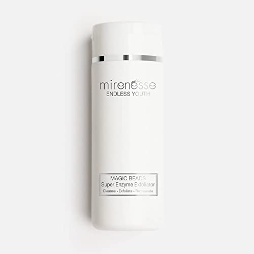 Mirenesse Purify Ritual Endless Youth Magic Beads Enzyme Exfoliator, Deep Cleansing Face Scrub, Resurfaces Uneven Skin for Natural Glow, Vegan & Toxin Free, 2oz