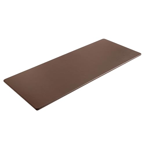 DACASSO Leather Keyboard/Mouse Desk Mat- Luxury Leather Desk Blotter for Writing - Executive Desk Surface Protector - (Chocolate Brown, 30" x 12.5")