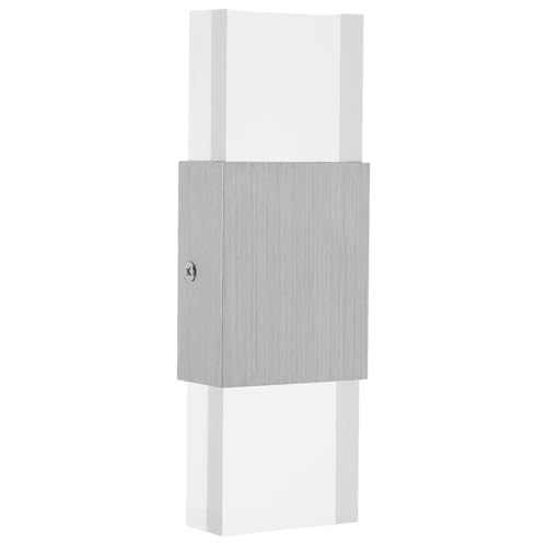 Aplique LED COB de 6W en aluminio blanco cálido para pared