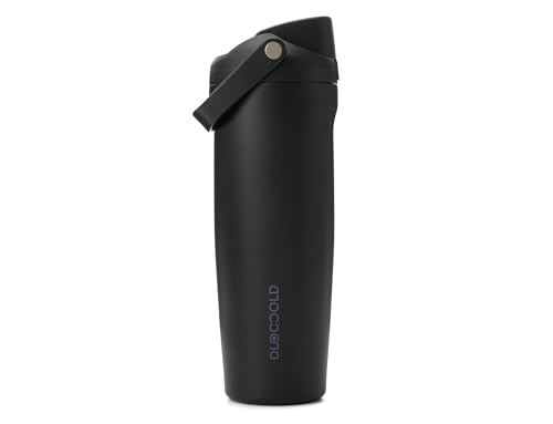 DLOCCOLD 30 oz Insulated Stainless Steel Water Bottle with Handle, Double Walled Water Bottle for Travel, Home, Office, Car, Leak Proof, Reusable Tumbler for Women Men, Cupholder Friendly