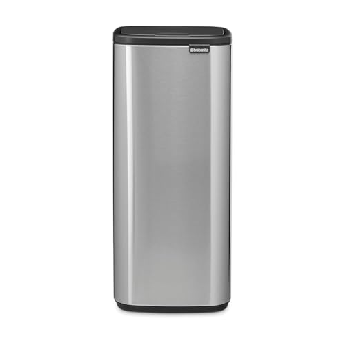 Brabantia Poubelle Bo Touch 30L (Acier mat) – Poubelle cuisine