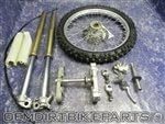 Xr650L Front Fork Upgrade Suspension Conversion KIT 1993-2017 Wheel Axle Caliper Complete