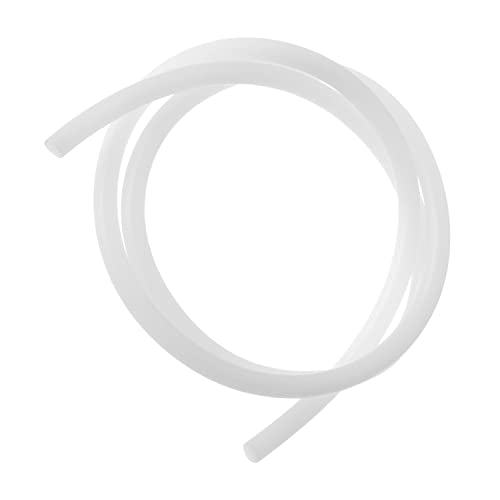 Aicosineg 0.31inch Dia 3.28ft Length Soft Silicone Bending Insert Tube VMQ Pliable Round Industrial Plastic Tubing for Shaping Rigid Tubing Seal Rod Repairs Accessory Bending Cord Translucent