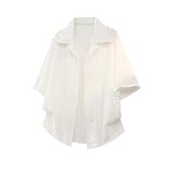[merhee] シャツ メンズ 夏服 半袖 キューバカラー カジュアルシャツ 接触冷感 レースアップ 透かし加工 通気性 大きいサイズ ゆったり おしゃれ 無地 軽い 通気 柔らかい 人気 服 トップス beige-3XL