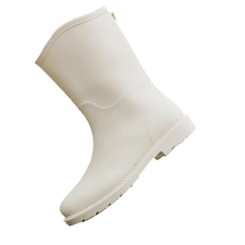 Dualoai Galochas Femininas, Botas de Chuva Até a Panturrilha, Galochas Versáteis E Antiderrapantes,