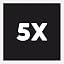 Solid Black 5-pack