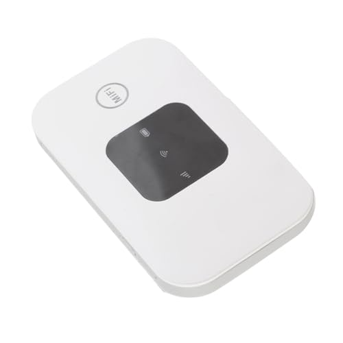 Image of Portable High Speed White 4G Mobile WiFi Hotspot Router for Phone Laptop Tablet, for Car Business Travelers, ABS Material
