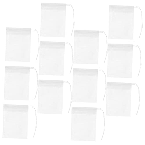 LABRIMP 100piezas Bolsitas De Té Cordón De Sueltas Vacío Para Hacer Tú Mismo Uso Cocina y Bebidas