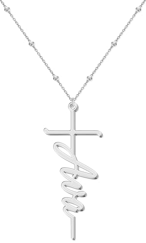 Image of Custom Name Necklace - 925 Sterling Silver & 316 Stainless Steel, 14 Fonts & Multi-Language Options, 4 Colors, 5 Chain Styles, Personalized Gift with Premium Box