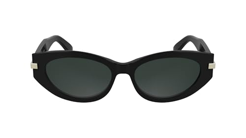 Calvin Klein Women's Sunglasses CK25502S - Black with Solid Grey Lens