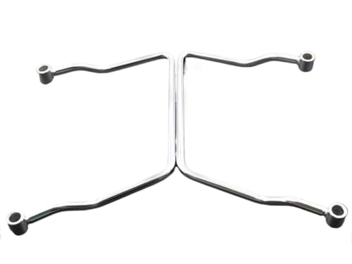 Sac de selle support barre montage moto chrome pour Suzuki 19cm