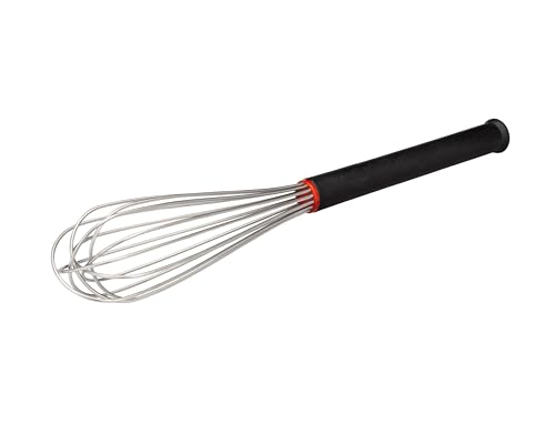 Matfer Bourgeat 111036 Whisk, Stainless Steel, Black