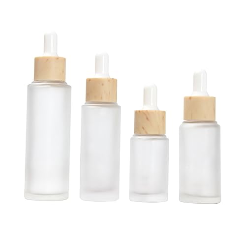 Gogogmee Travel Essential Oil Bottles 3 Pack 25ml Subpackaging Dropper Bottles Fine Sprayer Refillable