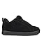 DC Men's Court Graffik Skate Shoe, Black/Black/Black, 6 D D US