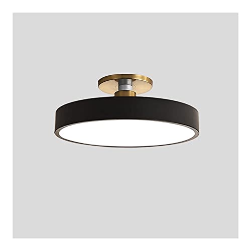 Iluminación de techo Lámpara de techo de montaje empotrado LED Estilo minimalista nórdico Lámpara de techo redonda de hierro Accesorio de iluminación para guardarropa Pasillo Dormitorio Cocina Sala de
