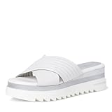 Absatzform: Keilabsatz Marco Tozzi Damen 2-2-27212-28 Sandale, White, 39 EU