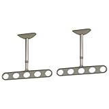 川口技研 軒天用物干し ホスクリーン ZA-0445-ST ステンカラー 2本1組