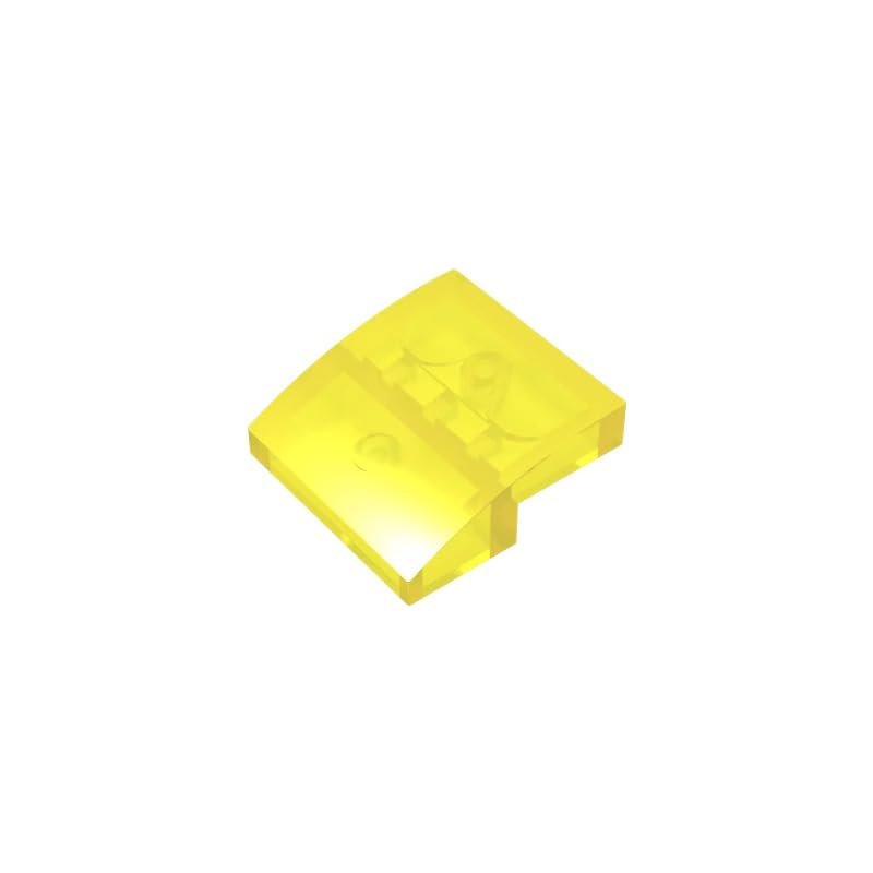 XYEIUGO GDS-659 15068 Slope Curved 2x2x2/3, Trans Yellow, 50 PCS — image 1