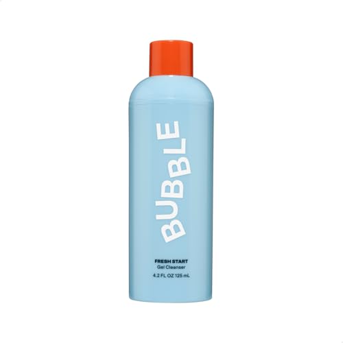 Bubble Skincare Fresh Start Gel Cleanser - Gentle Exfoliating Face Wash for Oily Skin - Gel Cleanser with Aloe Vera Juice + Caffeine to Protect & Soothe Complexion - Summer Skincare Essential (125ml)