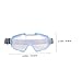 OSALADI Fog Safety Interchangeable Lenses for Industrial Use Protective Eyewear for Dust and Splash over Glasses Eye Safety for Cutting and Labor Tasks