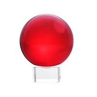 Amazon.co.jp: 多色透明 水晶玉 60mm クリスタルボール 装飾品