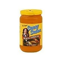 Saucy Susan Peach Apricot ORIGINAL Sauce 6 Pack 6 19 oz Jars Sweet & tangy blend of apricots, peaches & spices; ideal for glazing, dipping, marinating or cooking; family-size pantry staple.
