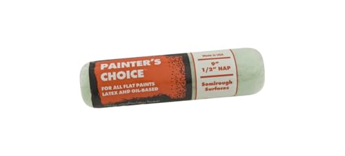 Wooster Brush R276-9 Painter's Choice Roller Cover, 1/2-Inch Nap, 9-Inch , Green