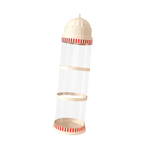 KESOTO Organizador de Juguetes de Peluche, Almacenamiento de Juguetes, Jaula para Animales, Transparente, Protección contra El Polvo, Resistente para Habitac, 3 Capas