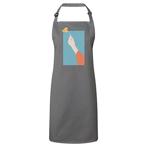 Tablier cuisine premium gris pour vos recettes cottagecore et moments en nature