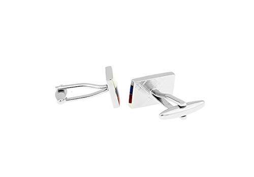 Daesar Mancuernillas para Hombre con Bandera Rusa miniatura 2