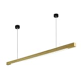 [Matériau taille] : longue bande lumineuse en bois massif acrylique. Diamètre : 120 cm ; hauteur de la lampe : 3 cm ; hauteur réglable : longueur totale 150 cm ;