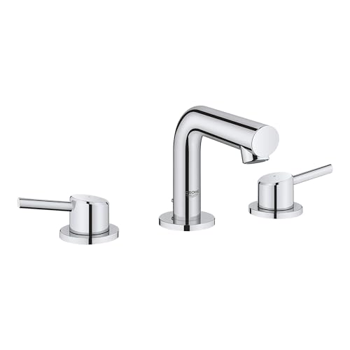 GROHE 20572001 Concetto, 8-inch Widespread 2-Handle S-Size Bathroom Faucet 1.2 GPM, Chrome